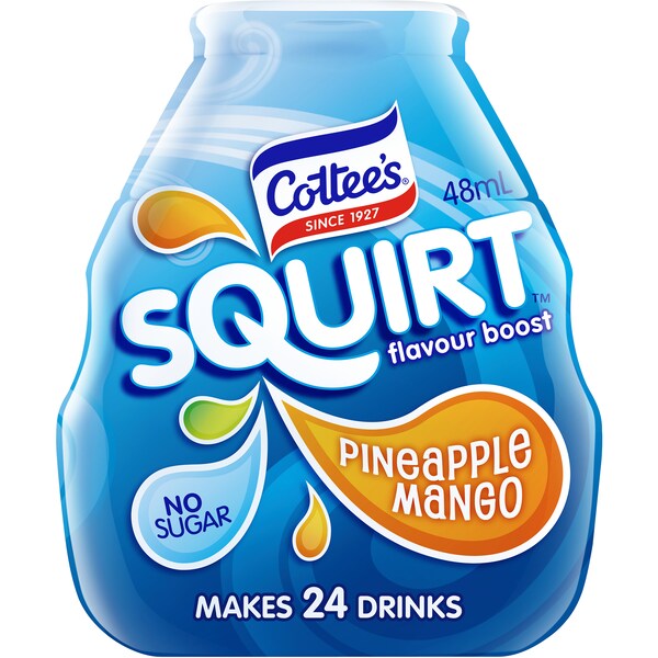 Cottee's Squirt Pineapple 48ml