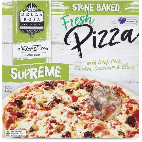 D'Agostino Prepared Pizza Supreme 470g