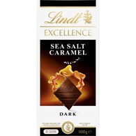 Lindt Excellence Sea Salt Caramel Dark Chocolate Block