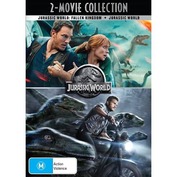 2 Movie Franchise Pack Jurassic- 2 Disc-Dvd Each