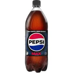 Pepsi Max Cola No Sugar Soft Drink Bottle 1.25L