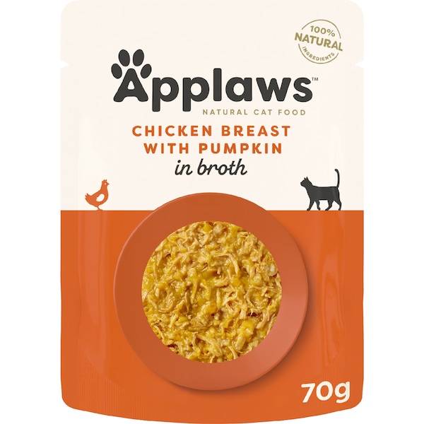 Applaws Chicken & Pumpkin in Broth Wet Cat Food 70g