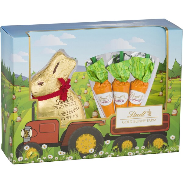 Lindt Gold Bunny Farm Milk Chocolate Gift Set 90g