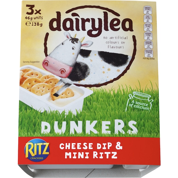 Dairylea Dunkers Ritz Crackers & Cheese 138g
