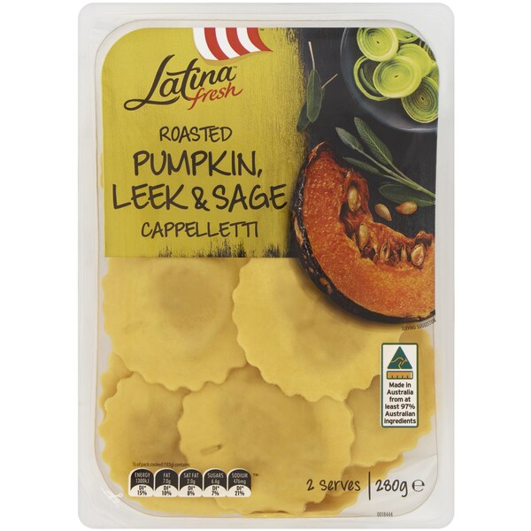Latina Fresh Roasted Pumpkin Leek & Sage Capelletti 280g