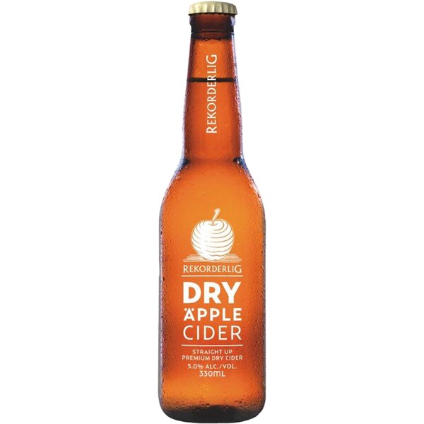 Rekorderlig Apple Cider Dry 5% Bottle 330ml Single