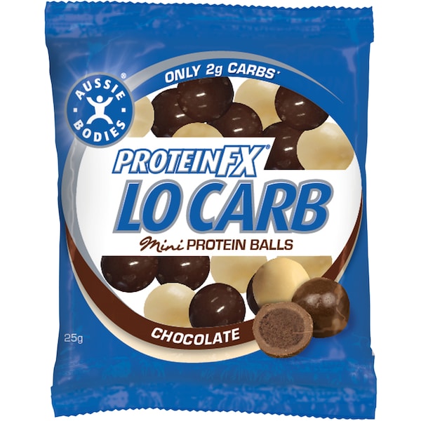 Aussie Bodies Protein Fx Lo Carb Mini Bar Balls 25g