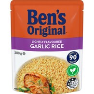 Ben's Original Lightly Flavour Garlic Microwave Rice Pouch