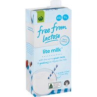 Woolworths Free From Lactose Lite Long Life Milk