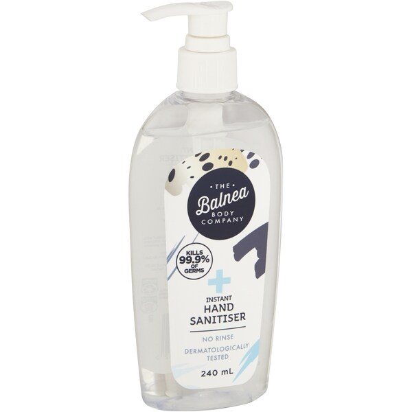 The Balnea Body Company Instant Hand Sanitiser 240mL