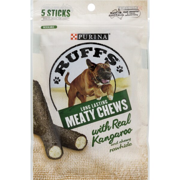 Ruffs Treat Meaty Chews Kangaroo 5pk
