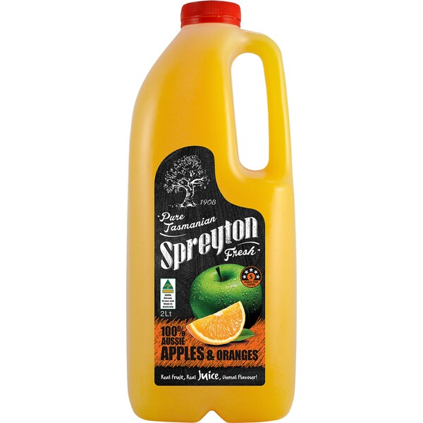 Spreyton Apple & Orange Juice 2l