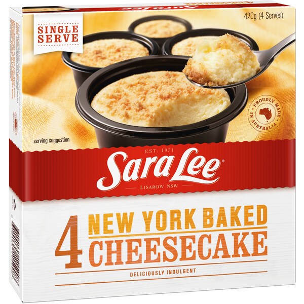 Sara Lee Cheesecake New York Baked 4pk 420g