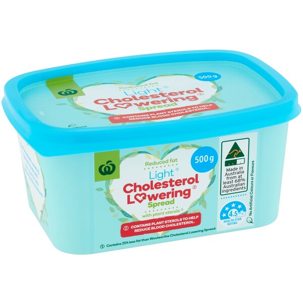 Woolworths Cholesterol Lowering Spread Light 500g