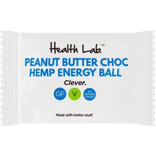 Health Lab Peanut Butter Choc Hemp Protein Ball 40g