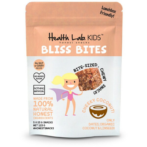 Health Lab Bliss Bites With Dates Coconut & Linseed 125g