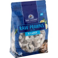 Just Caught Raw Prawns Tail On X-Large