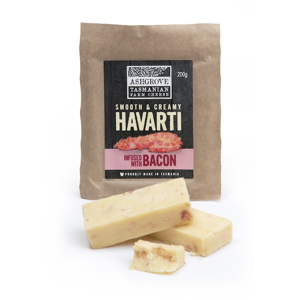 Ashgrove Havarti Infused With Bacon 200g