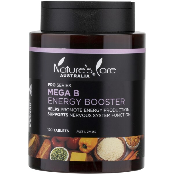 Nature's Care Pro Mega b Energy Booster 120 Capsules