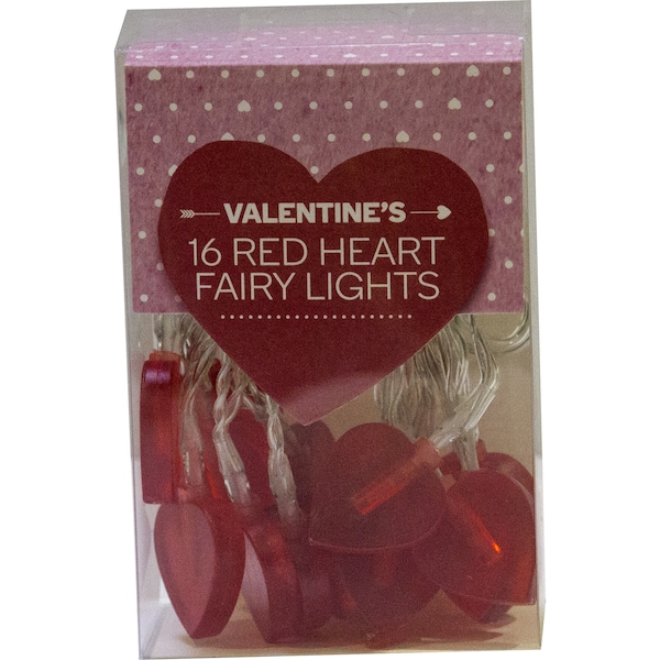 Valentine's Day Battery Operated Lights 16 Pack