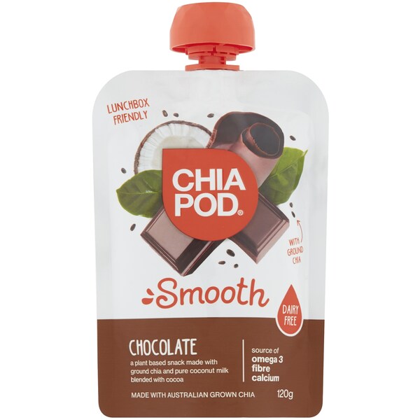 Chia Pod Smooth Chocolate Pouch 120g