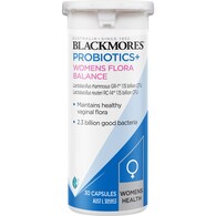 Blackmores Probiotics+ Women's Flora Balance Vitamin Capsules