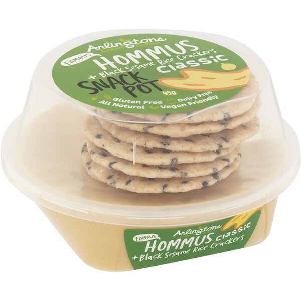Arlingtons Classic Hommus Snack Pot 95g