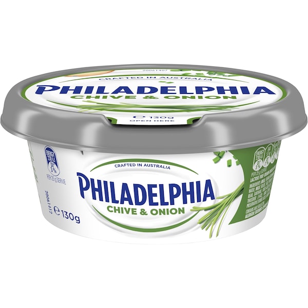 Philadelphia Garden Herb & Onion Twist Spreadable 130g