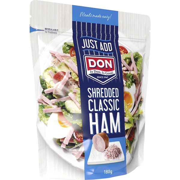 Don Just Add Shredded Classic Ham 180g