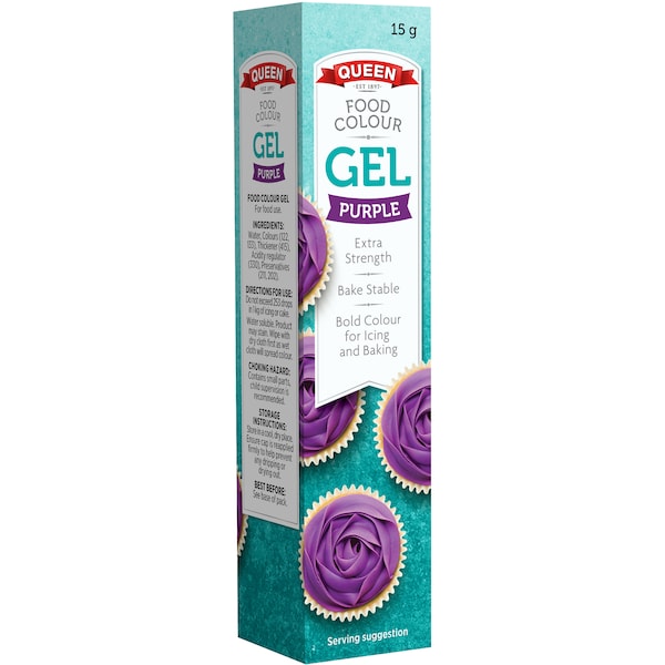 Queen Purple Food Colour Gel 15g