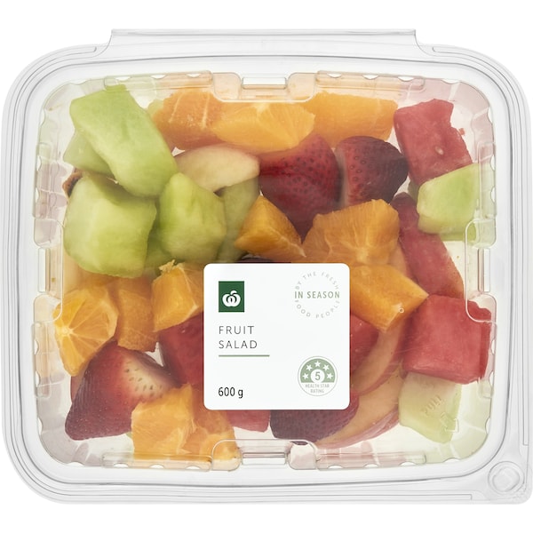 Woolworths Seasonal Fruit Salad Pot 600g