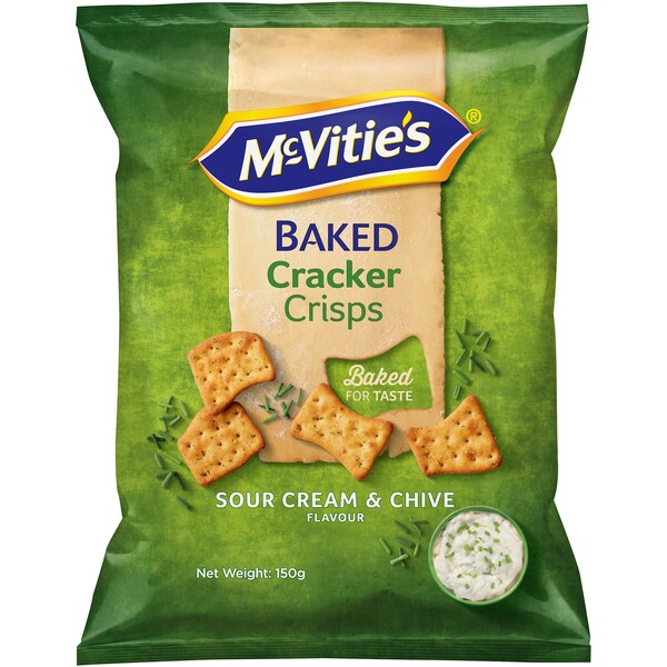 McVitie's Cracker Crisp Sour Cream & Chives 150g