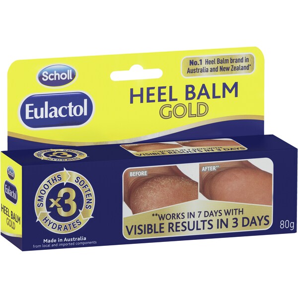 Scholl Eulactol Gold Heel Balm 80mL
