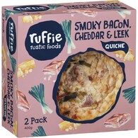 Ruffie Smoky Bacon Leek & Cheddar Quiche