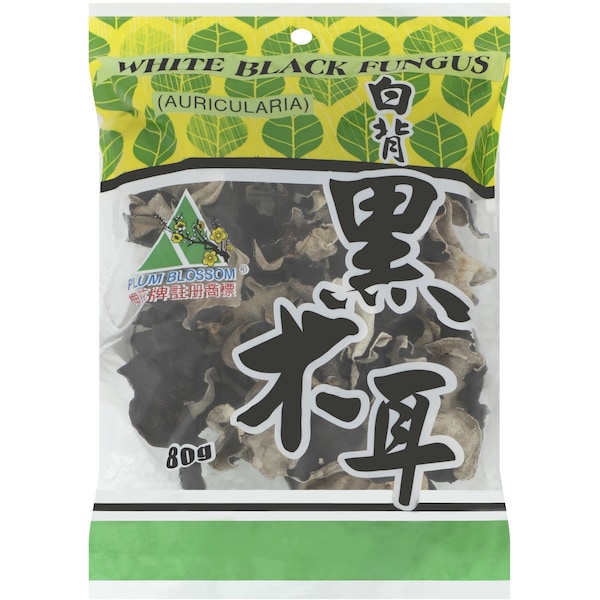 Plum Blossom Dried White Black Fungus 80g