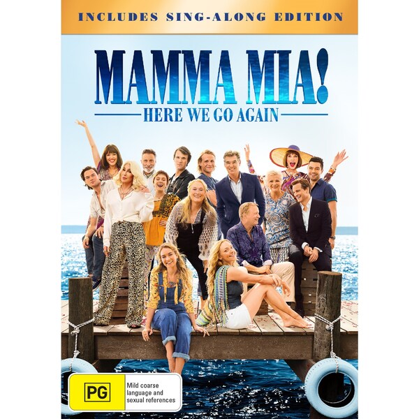 Mama Mia Here We Go Again Dvd Each