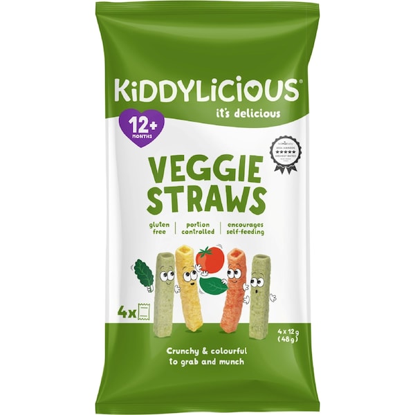 Kiddylicious Veggie Straws 4 pack