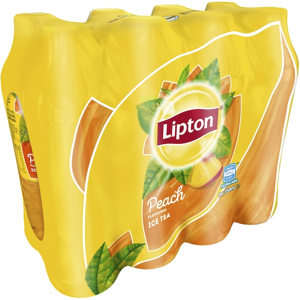Lipton Peach Iced Tea Multipack 350mL x 8 Pack