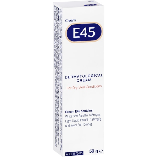 E45 Moisturising Cream For Dry Skin And Eczema 50g