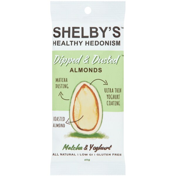 Shelby's Almonds Yoghurt & Matcha 40g