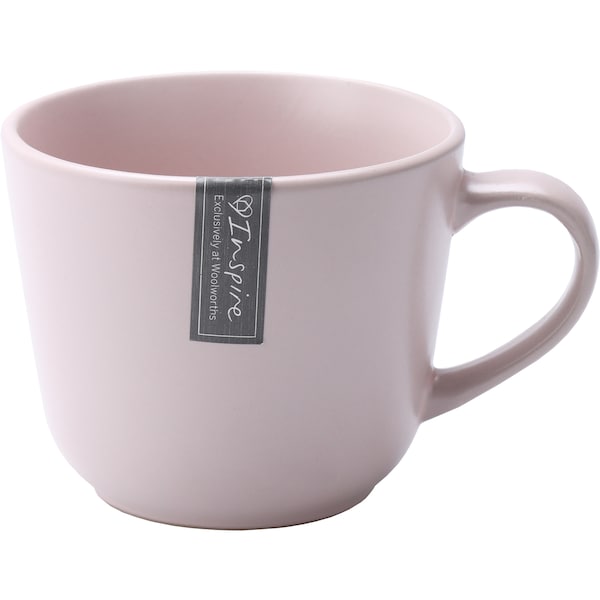 Inspire Stoneware Mug Pink Each