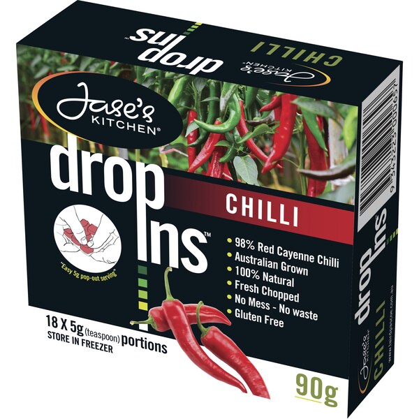 Jase's Kitchen Drop Ins Chilli 90g