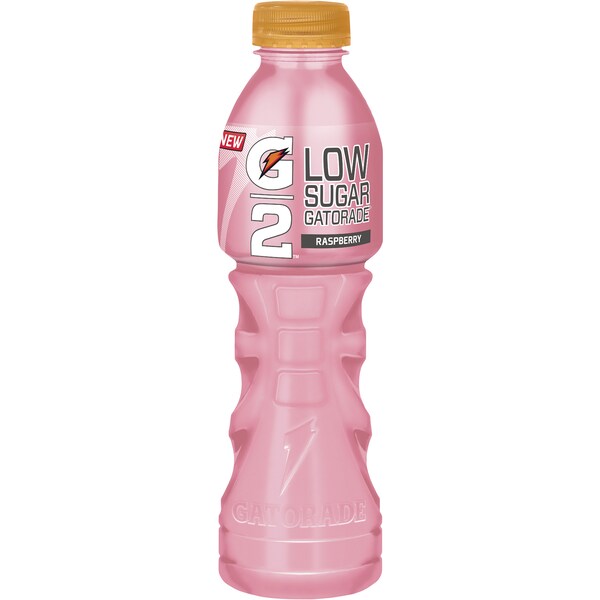 Gatorade Sports Drinks G2 Raspberry Low Sugar Bottle 600mL
