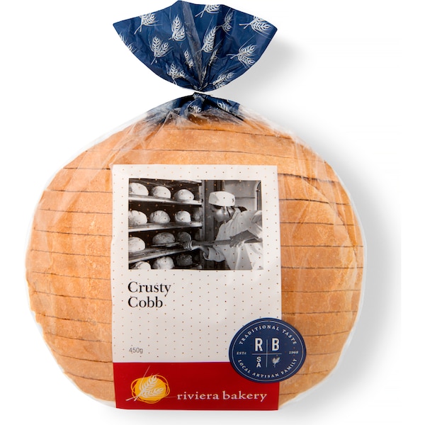 Riviera Bakery Crusty Cobb Loaf 450g