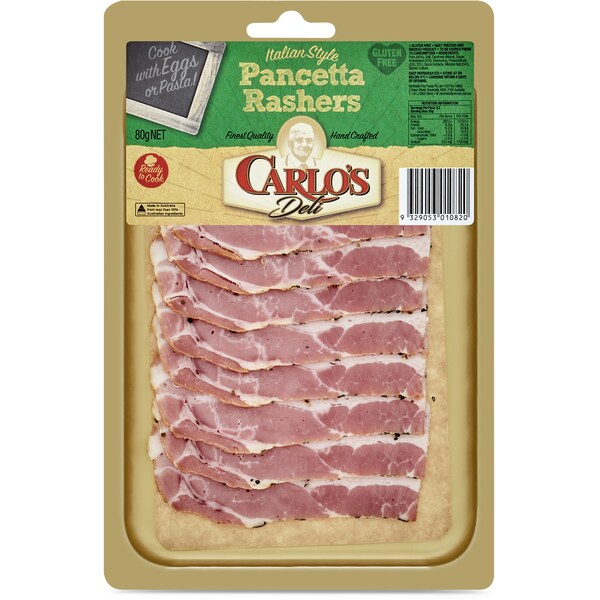 Carlos Pancetta Rashers 80g