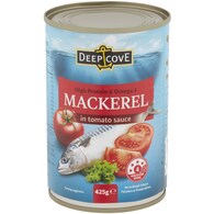 Deep Cove Mackerel In Tomato Sauce