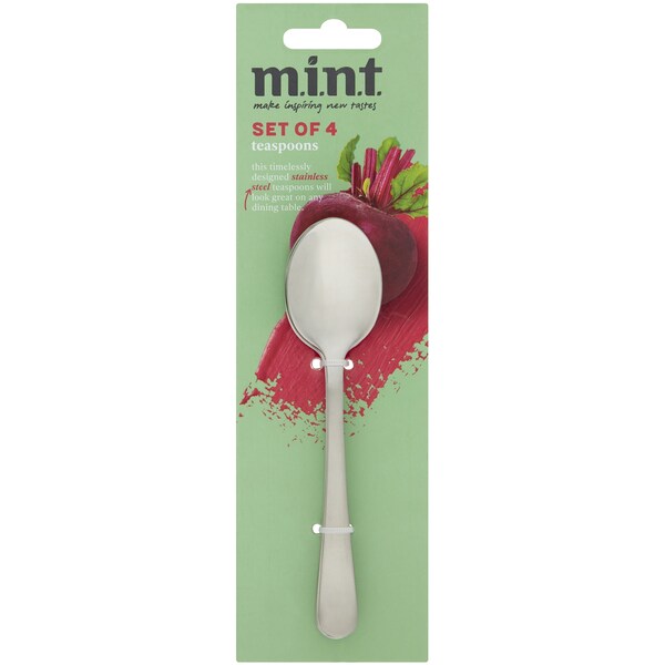 MINT Stainless Steel Teaspoon 4 pack