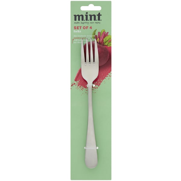 MINT Stainless Steel Forks 4 pack