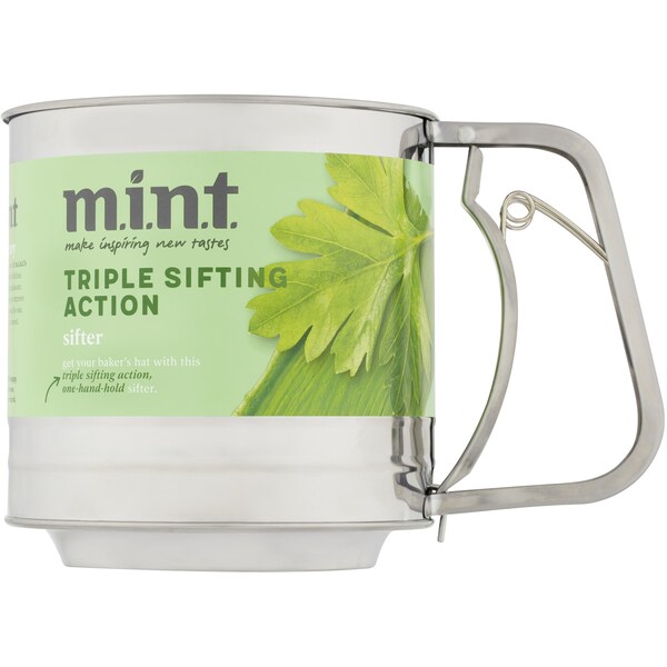 MINT Stainless Steel Triple Sifting Action Sifter each