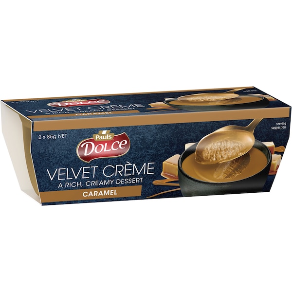 Pauls Dolce Velvet Creme Caramel 2 Pack
